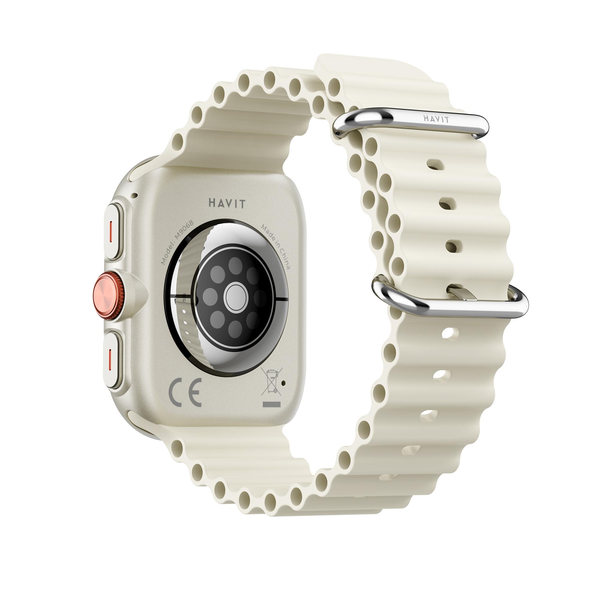 Cмарт годинник HAVIT M9068 IP68 Bluetooth Call Titanium — фото 5 з 6