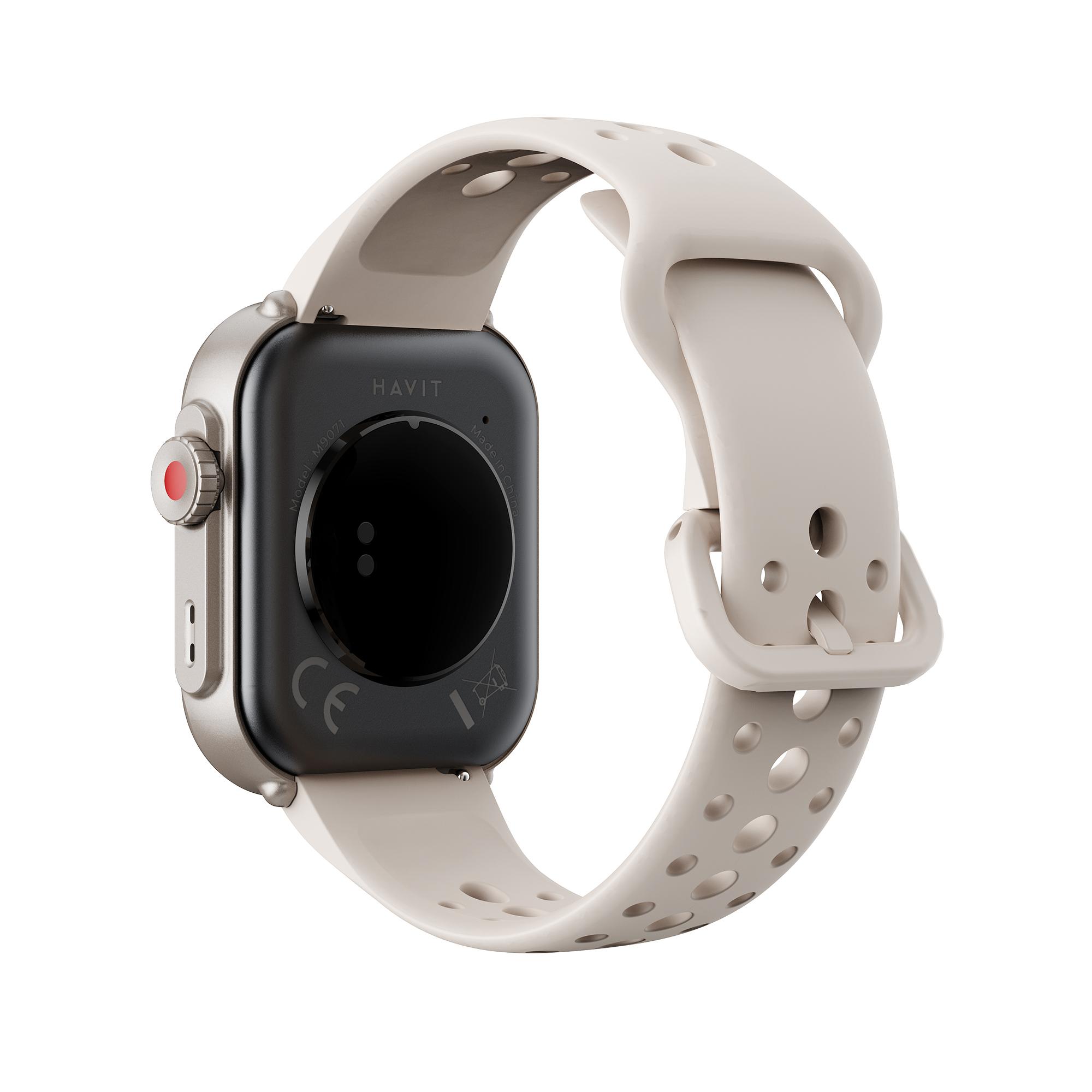 Cмарт годинник HAVIT M9071 IP68 Bluetooth Call Titanium — фото 5 з 5