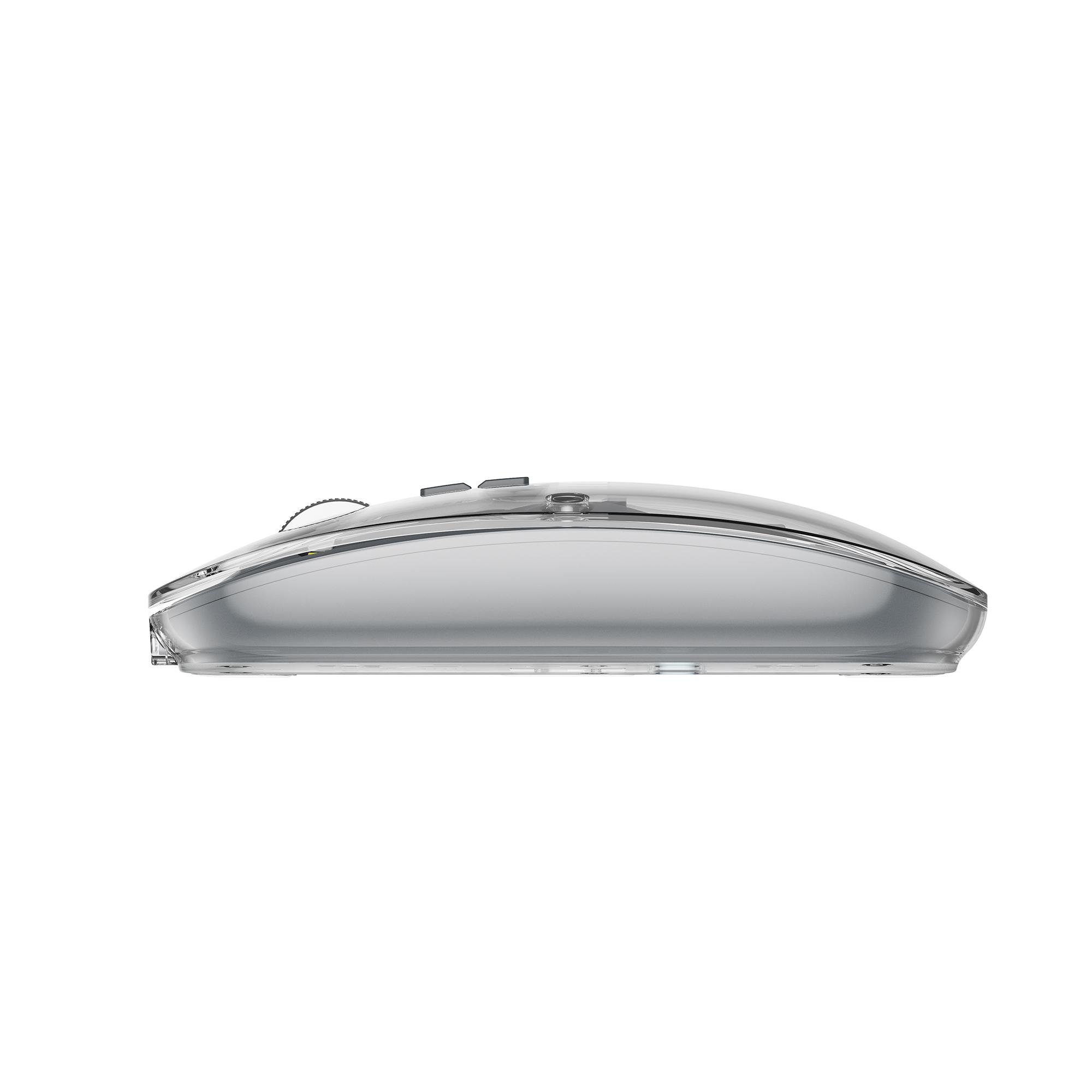 Бездротова миша дворежимна HAVIT MS62WB Pro Transparent Gray — фото 3 з 5