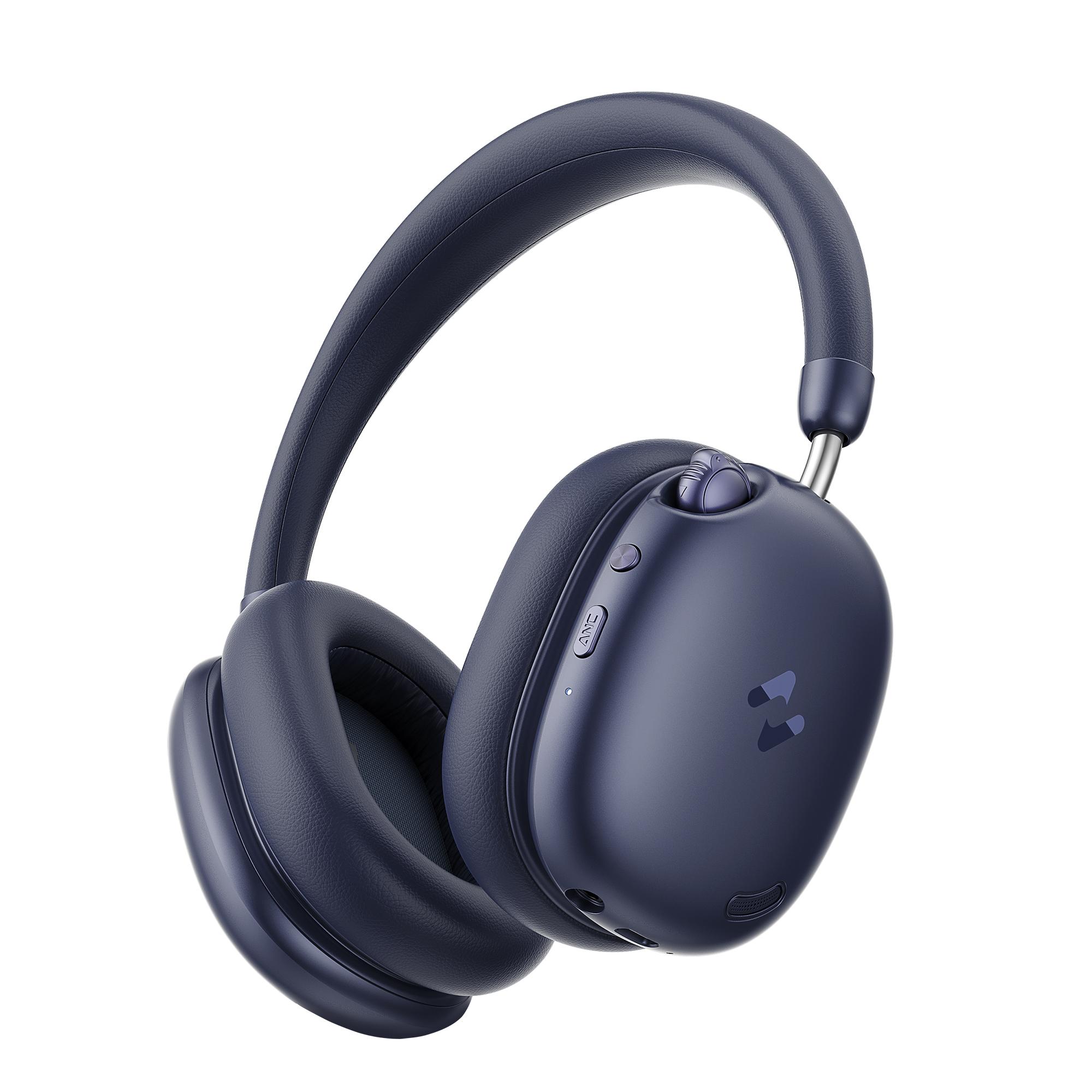 Навушники накладні бездротові HAVIT H670BT "SPACE S1" ANC Blue — фото 5 з 6