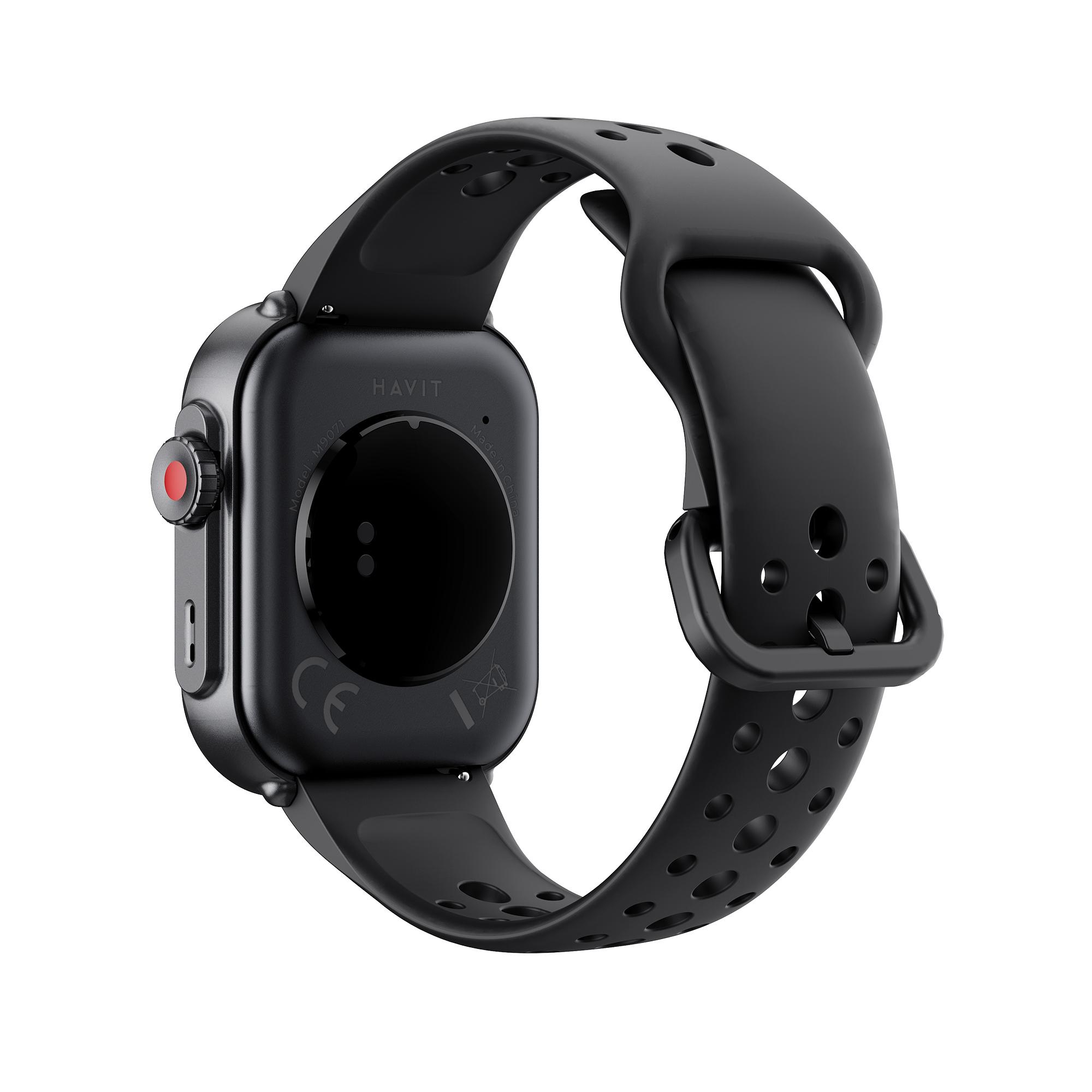 Cмарт годинник HAVIT M9071 IP68 Bluetooth Call Black — фото 5 з 5
