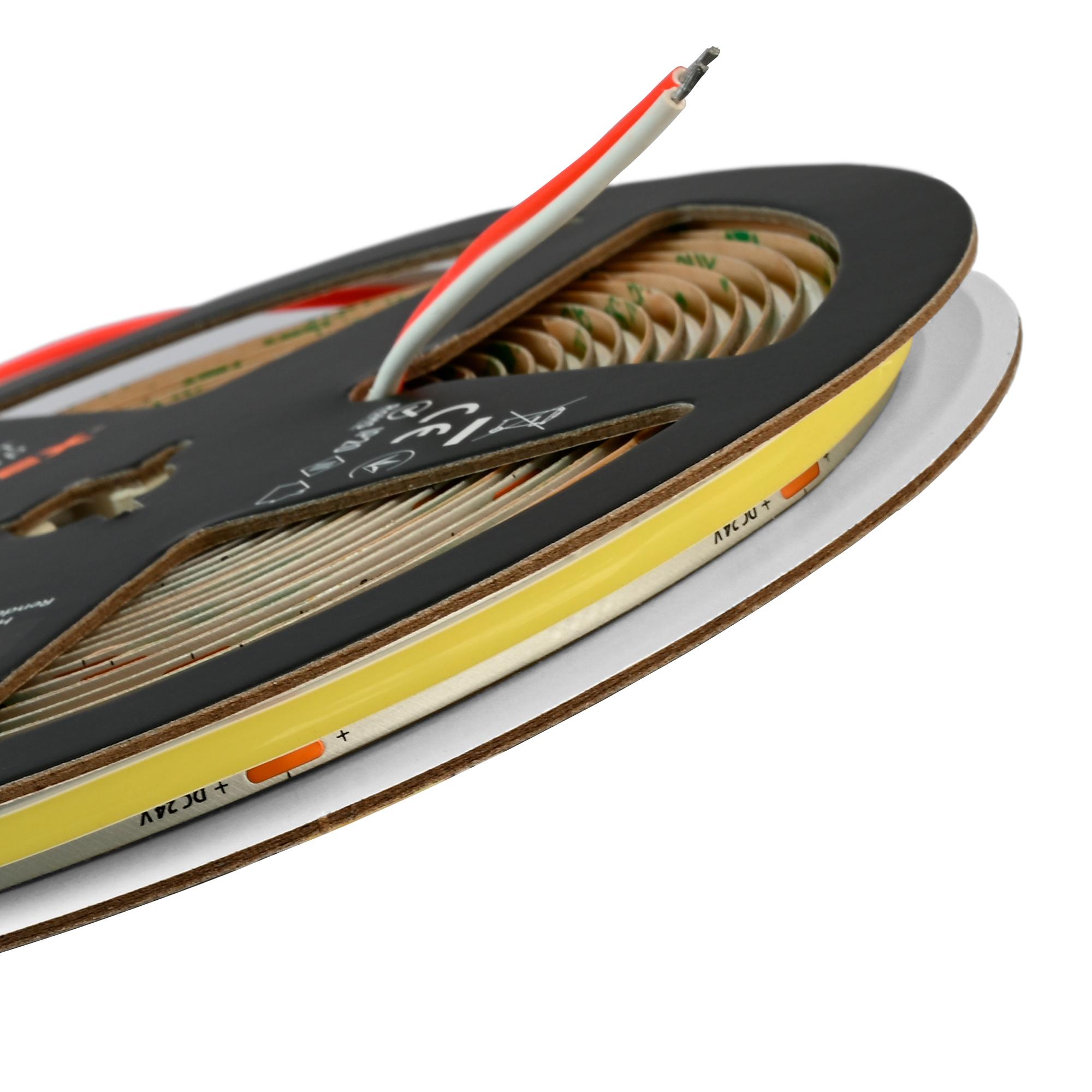 LED стрічка VIDEX COB DC24V 55W 5M 3000K Ra80 IP20 VL-LSTCB320-24113-B5) — фото 6 з 13