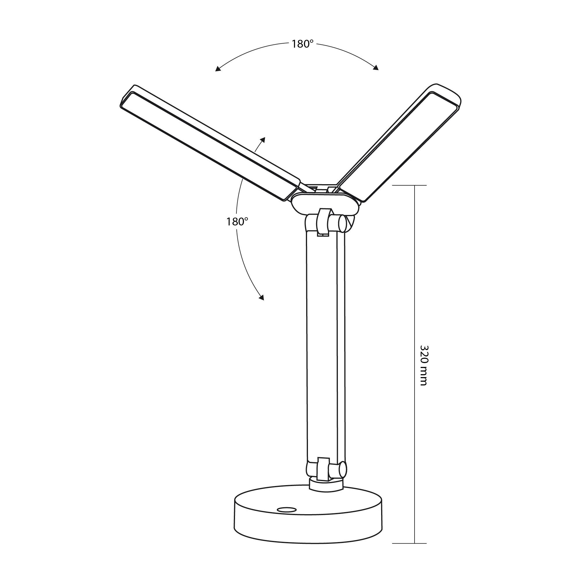 LED лампа настiльна з акумулятором TITANUM TLTF-015W 10W 3000-6000K — фото 15 з 15