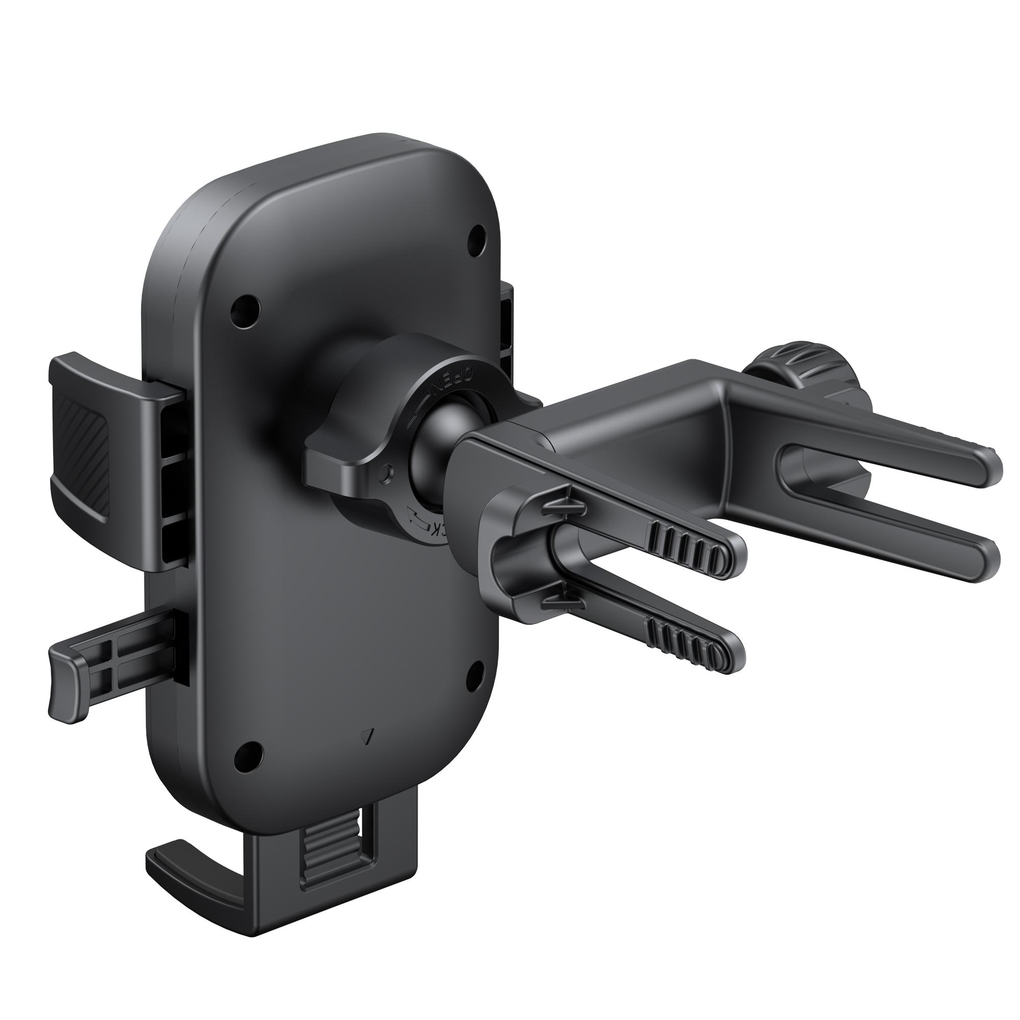 Автотримач для телефону на вентиляційну решітку HAVIT ST7190 Black — фото 4 з 5