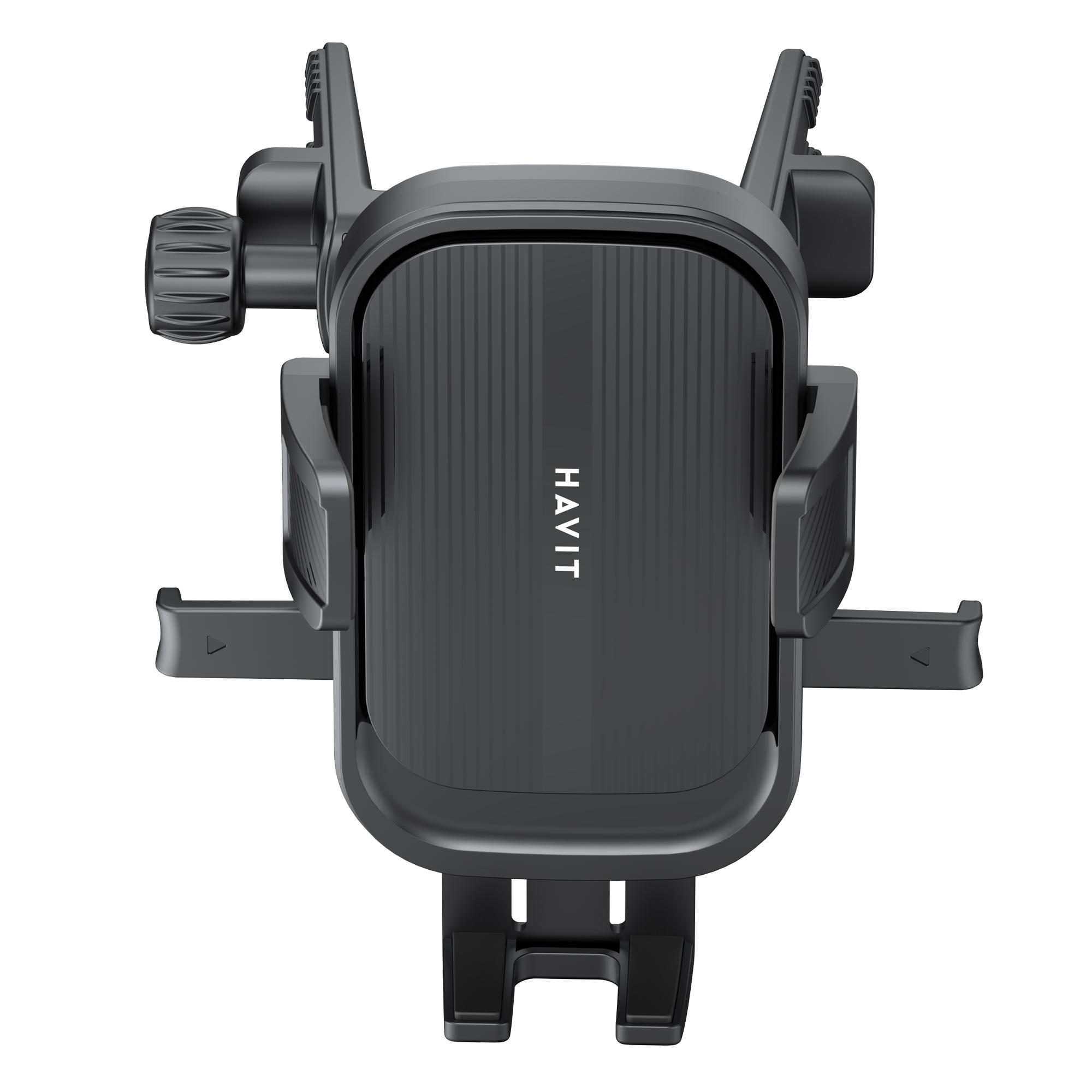 Автотримач для телефону на вентиляційну решітку HAVIT ST7190 Black — фото 5 з 5