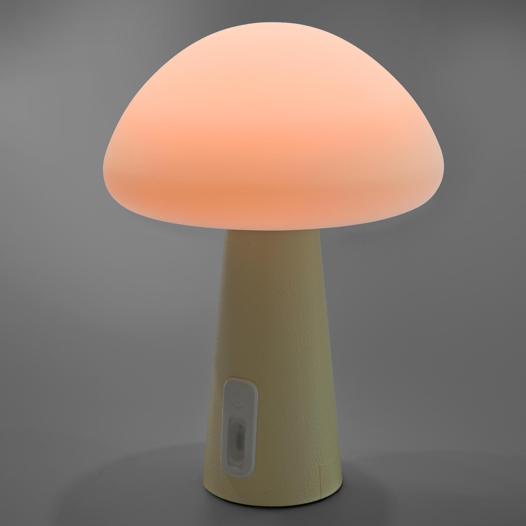 LED лампа настiльна з акумулятором VIDEX VL-TF25BG 4W 3000-6500K+RGB Beige — фото 16 з 25