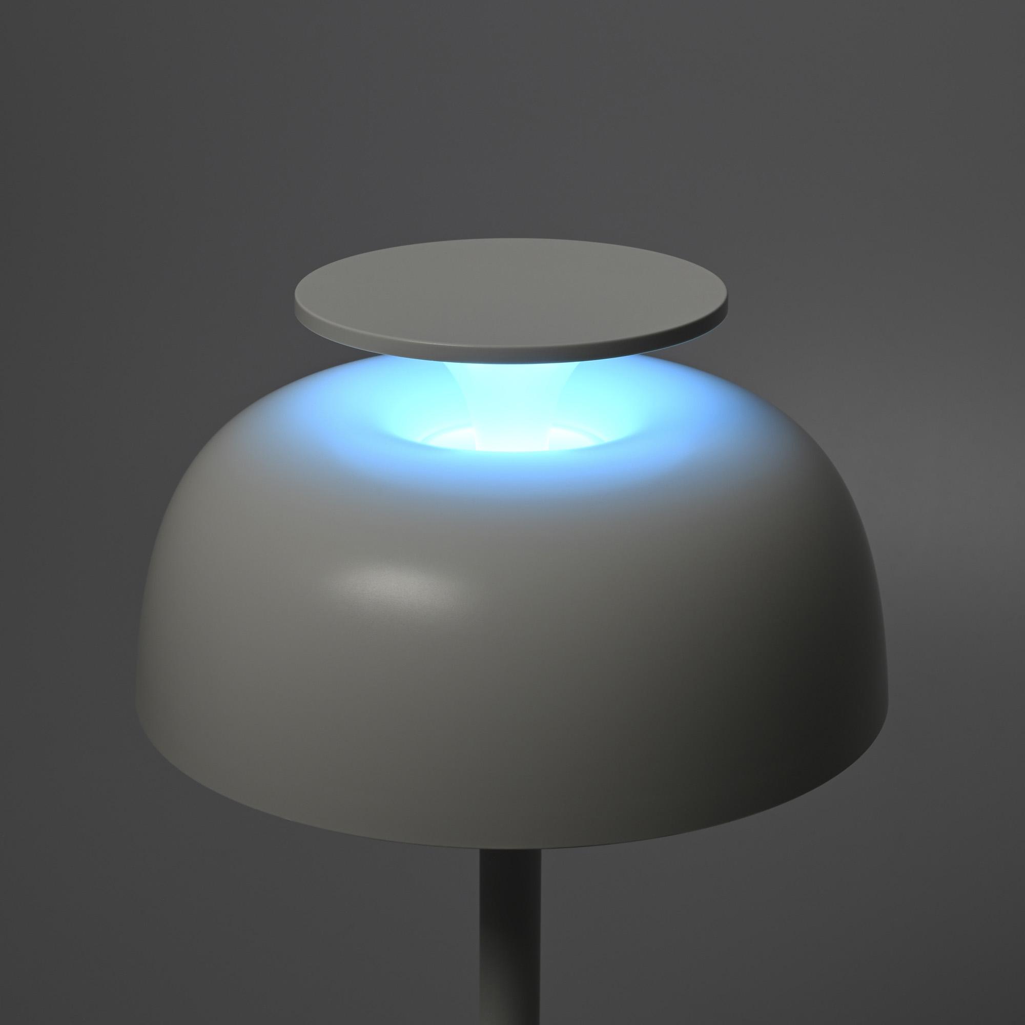 LED лампа настiльна з акумулятором VIDEX VL-TF24W 8W 4000K+RGB White — фото 7 з 13