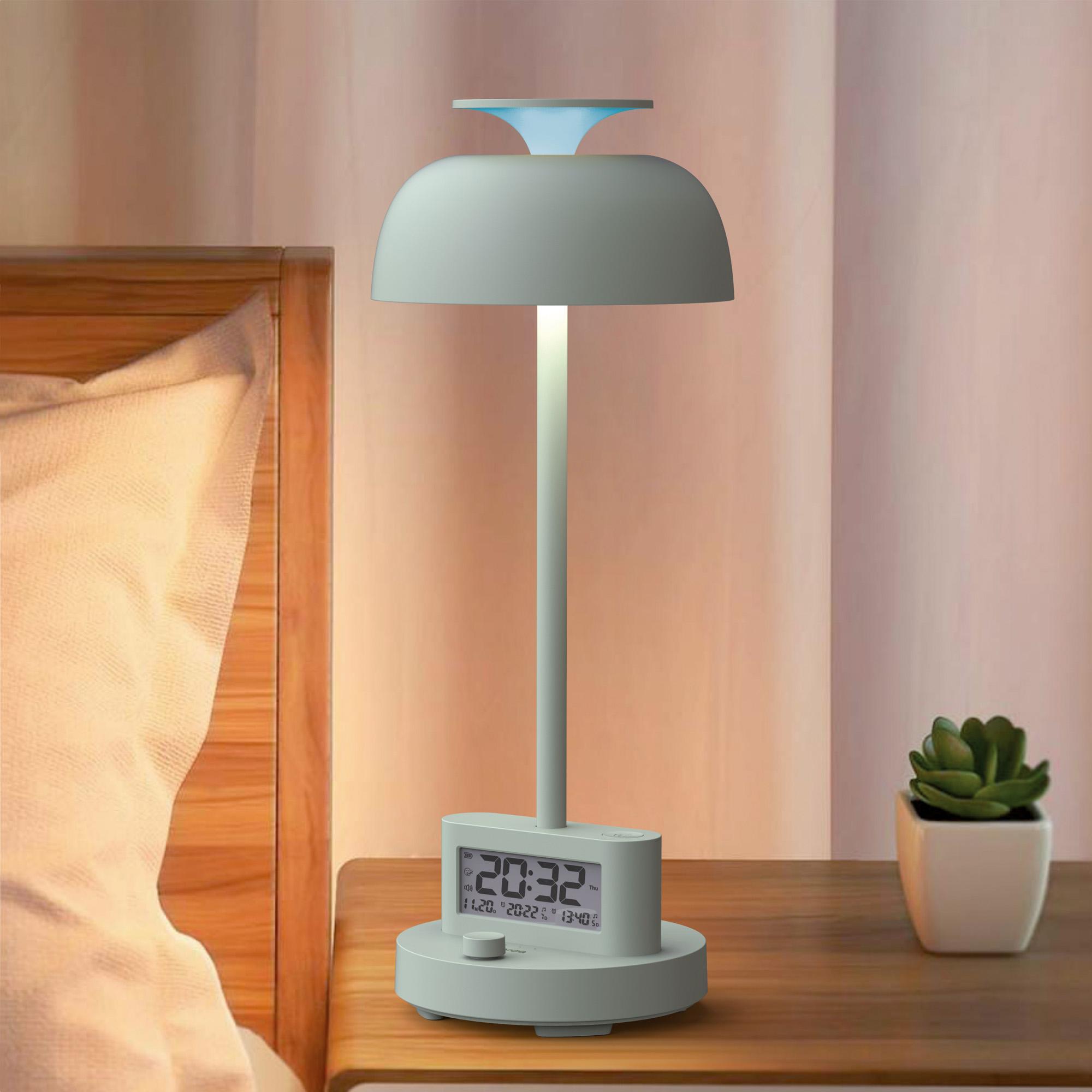 LED лампа настiльна з акумулятором VIDEX VL-TF24G 8W 4000K+RGB Green — фото 12 з 13