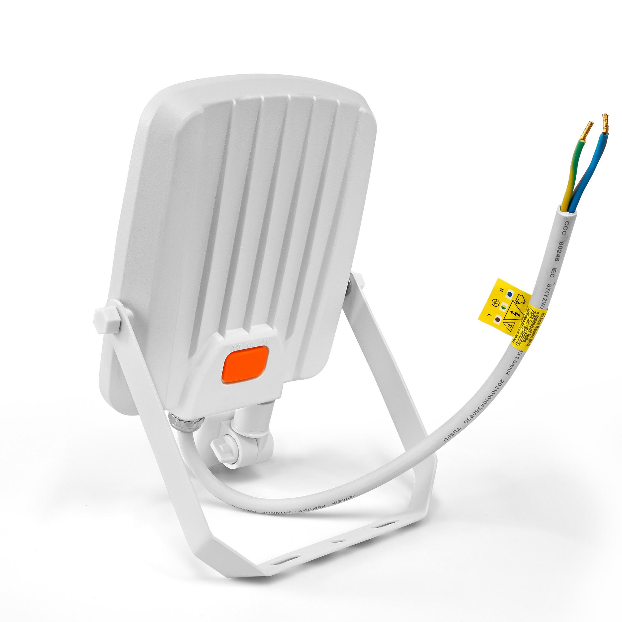 LED прожектор VIDEX F5 30W 3000-5000-6500K з датчиком руху 230V White (VL-F5-030CW-S) — фото 12 з 18