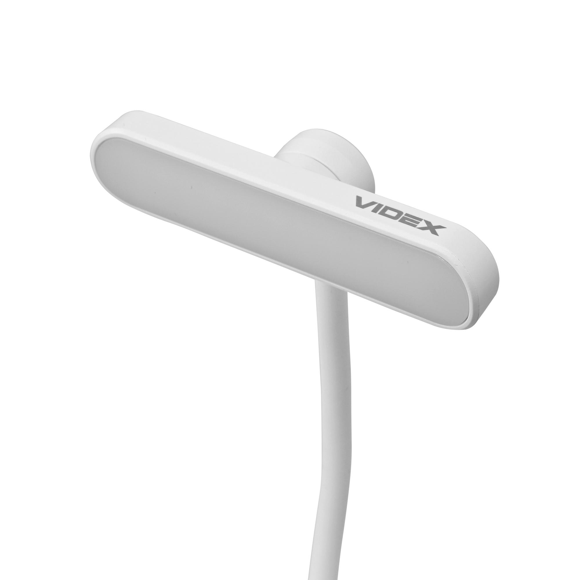 LED Світильник акумуляторний для читання VIDEX VL-NL134W White — фото 8 з 25