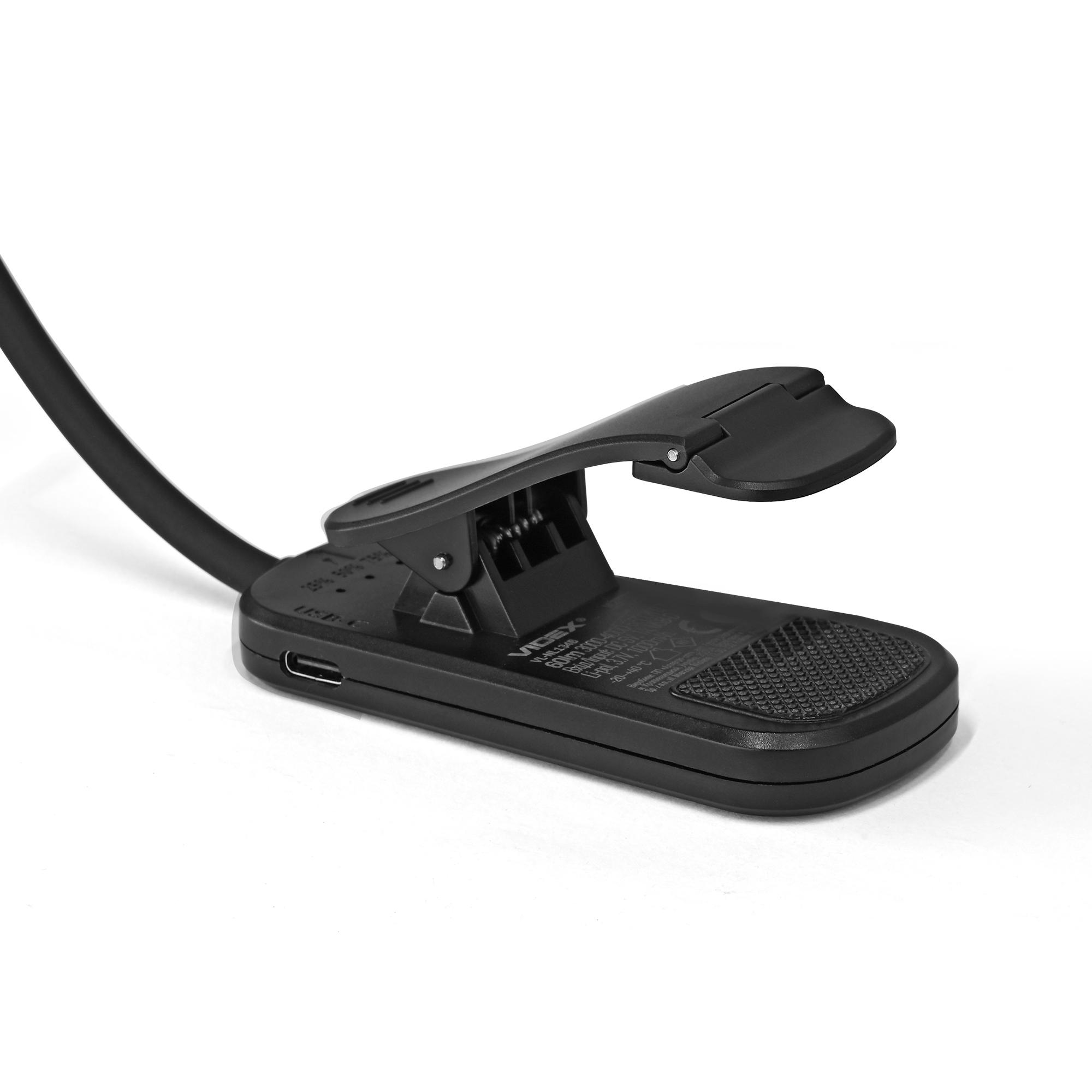 LED Світильник акумуляторний для читання VIDEX VL-NL134B Black — фото 14 з 23