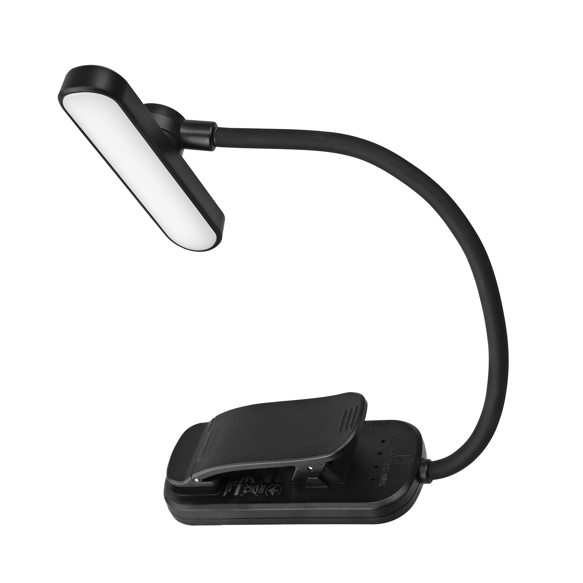 LED Світильник акумуляторний для читання VIDEX VL-NL134B Black — фото 18 з 23