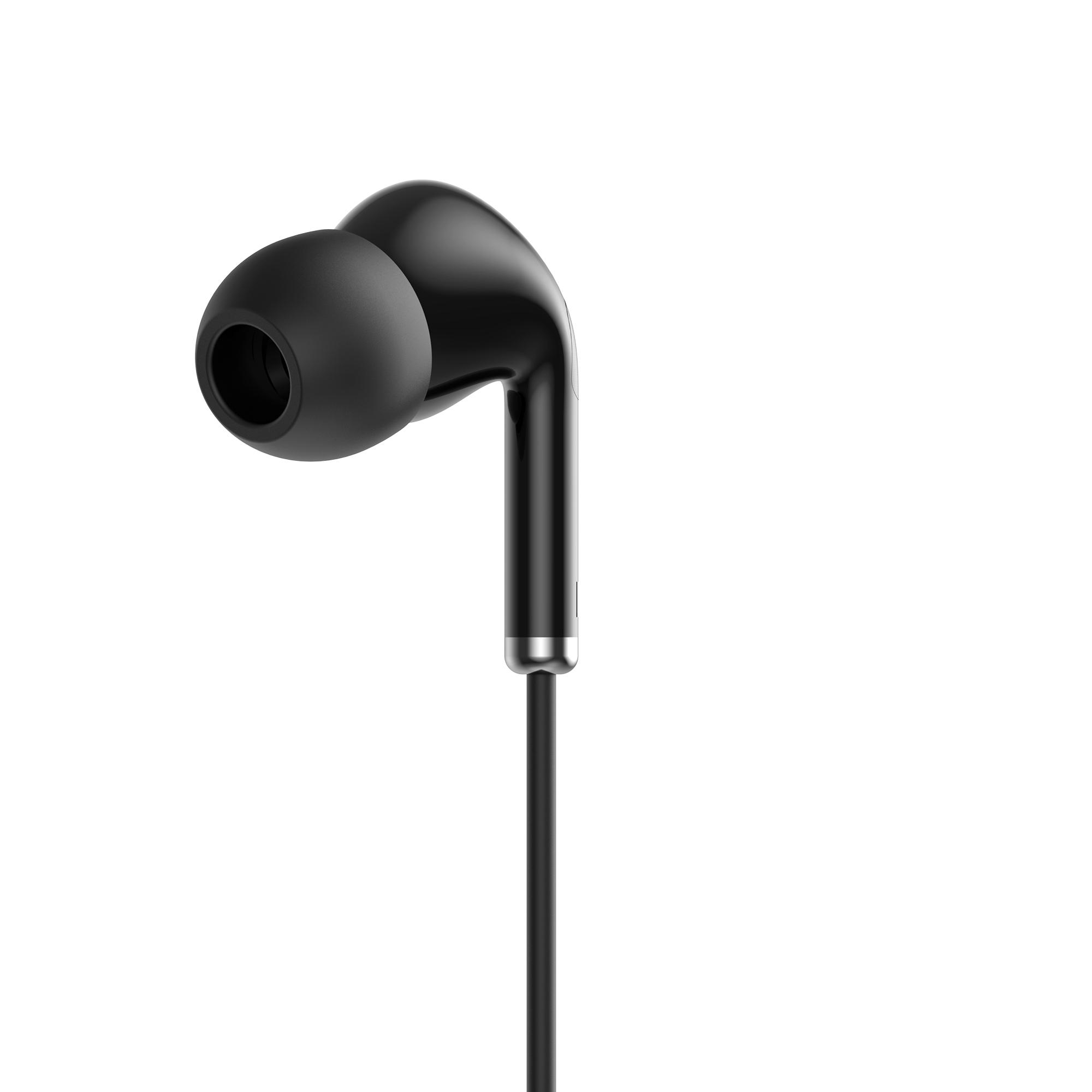 Вакуумні навушники з мікрофоном HAVIT HV-E306P Black — фото 6 з 10