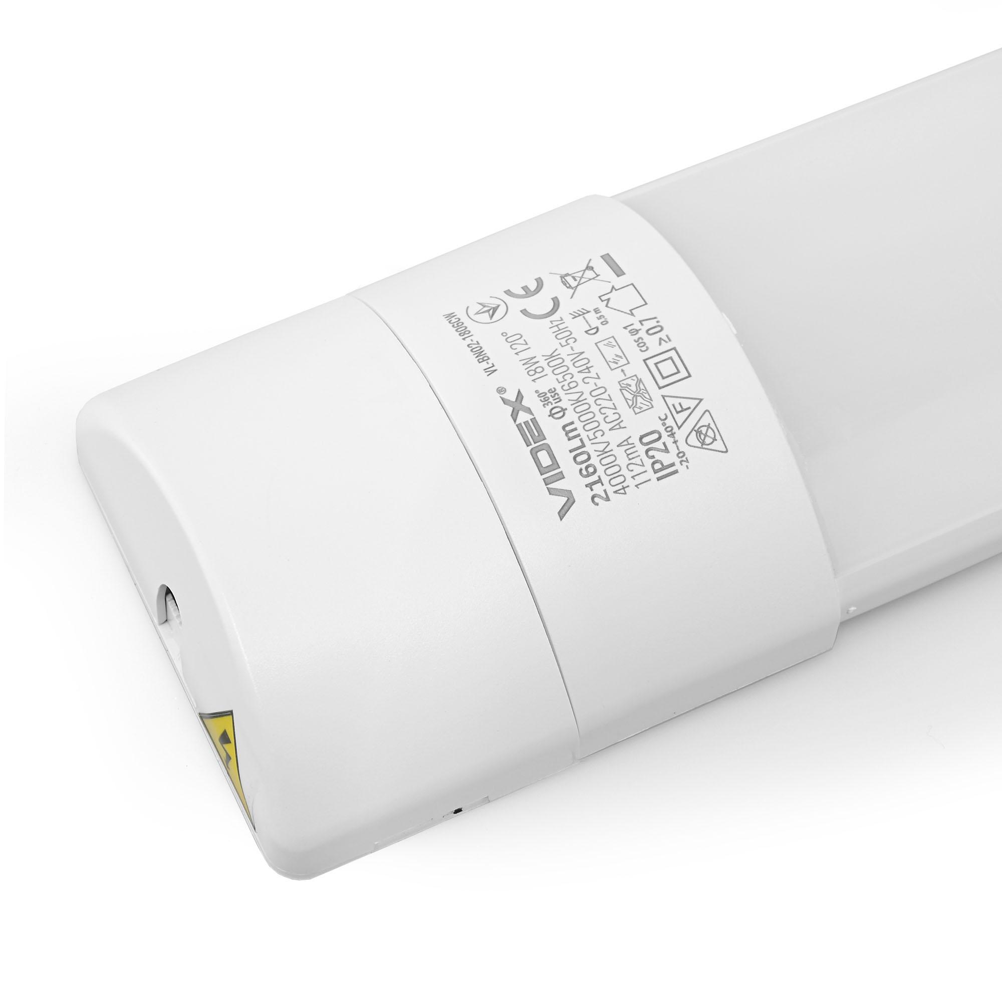 LED світильник лінійний магістральний VIDEX BN02 18W 0.6М 4000K-5000K-6500K — фото 5 з 14