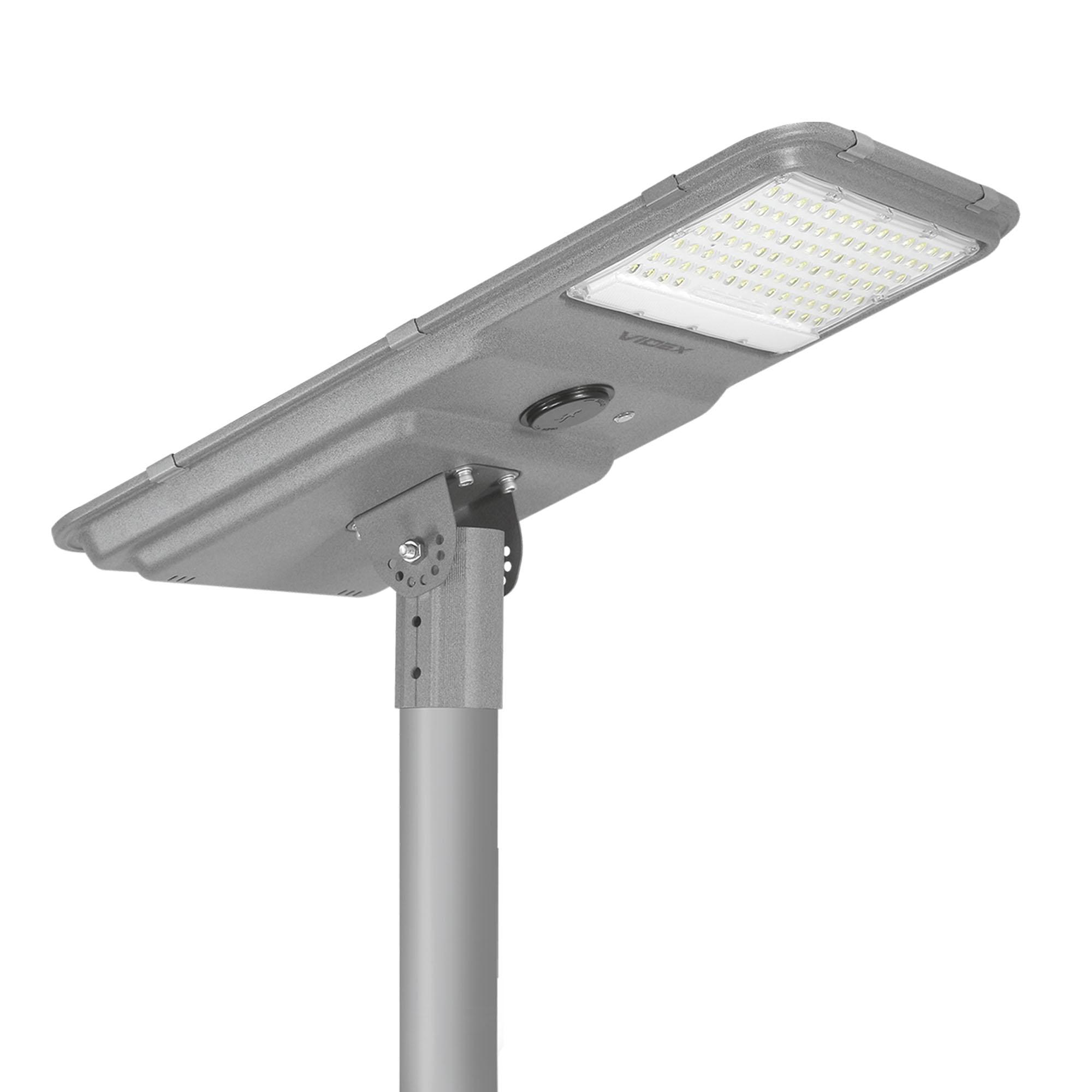 LED ліхтар вуличний автономний VIDEX 3800Lm 5000K (VL-SLSO-092-S) — фото 2 з 17