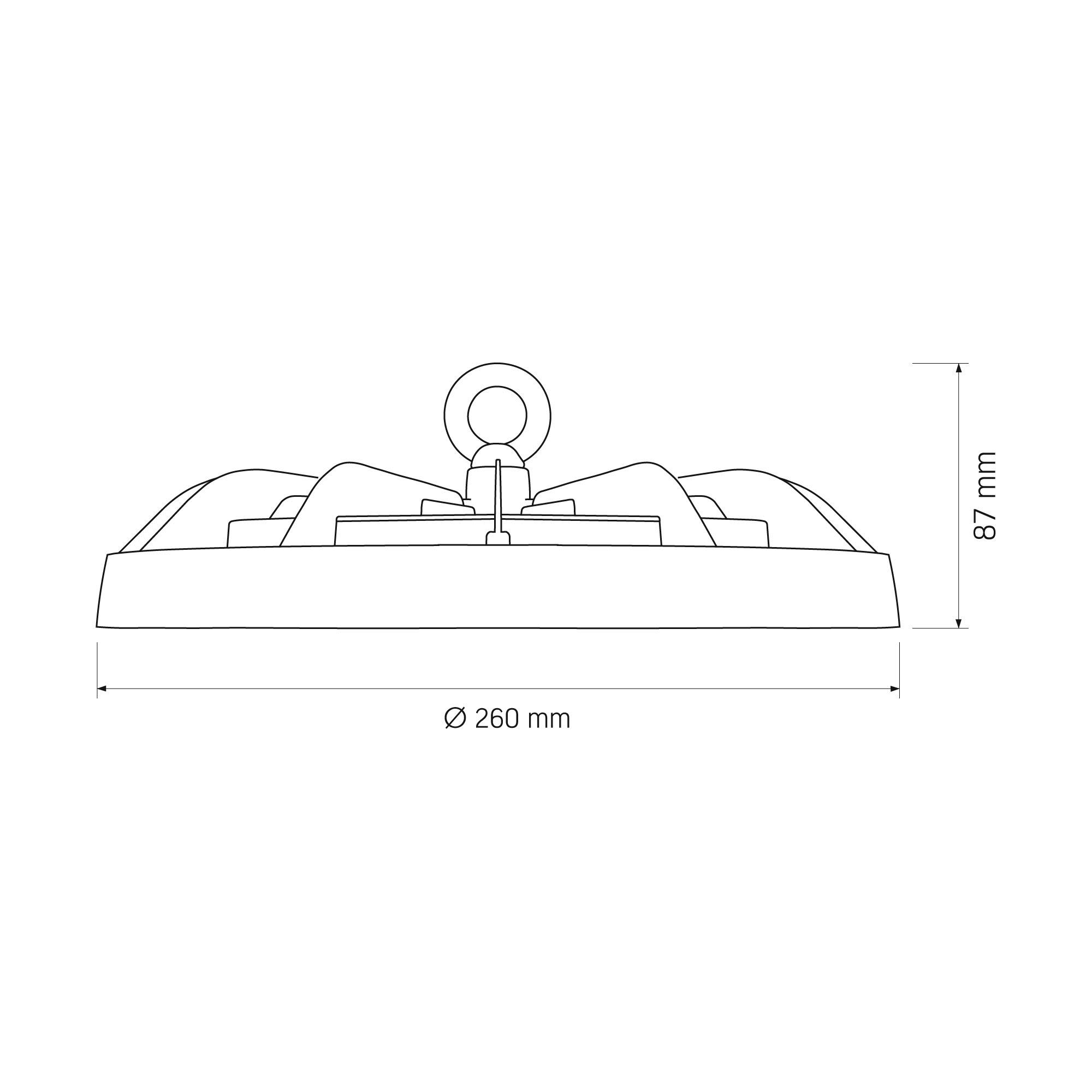 LED світильник висотний VIDEX HBe04 100W 3000-5000-6500K 230V White — фото 4 з 14