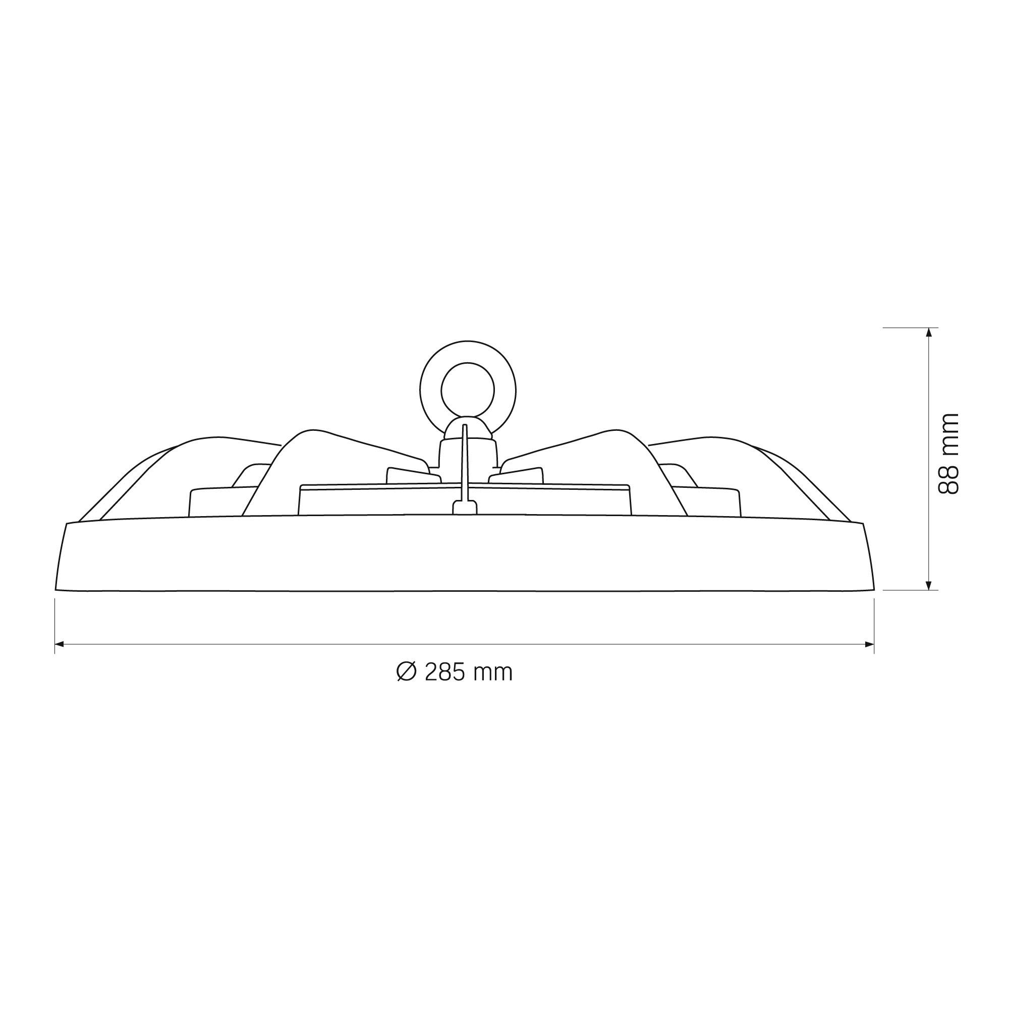 LED світильник висотний VIDEX HBe04 150W 3000-5000-6500K 230V White — фото 4 з 14