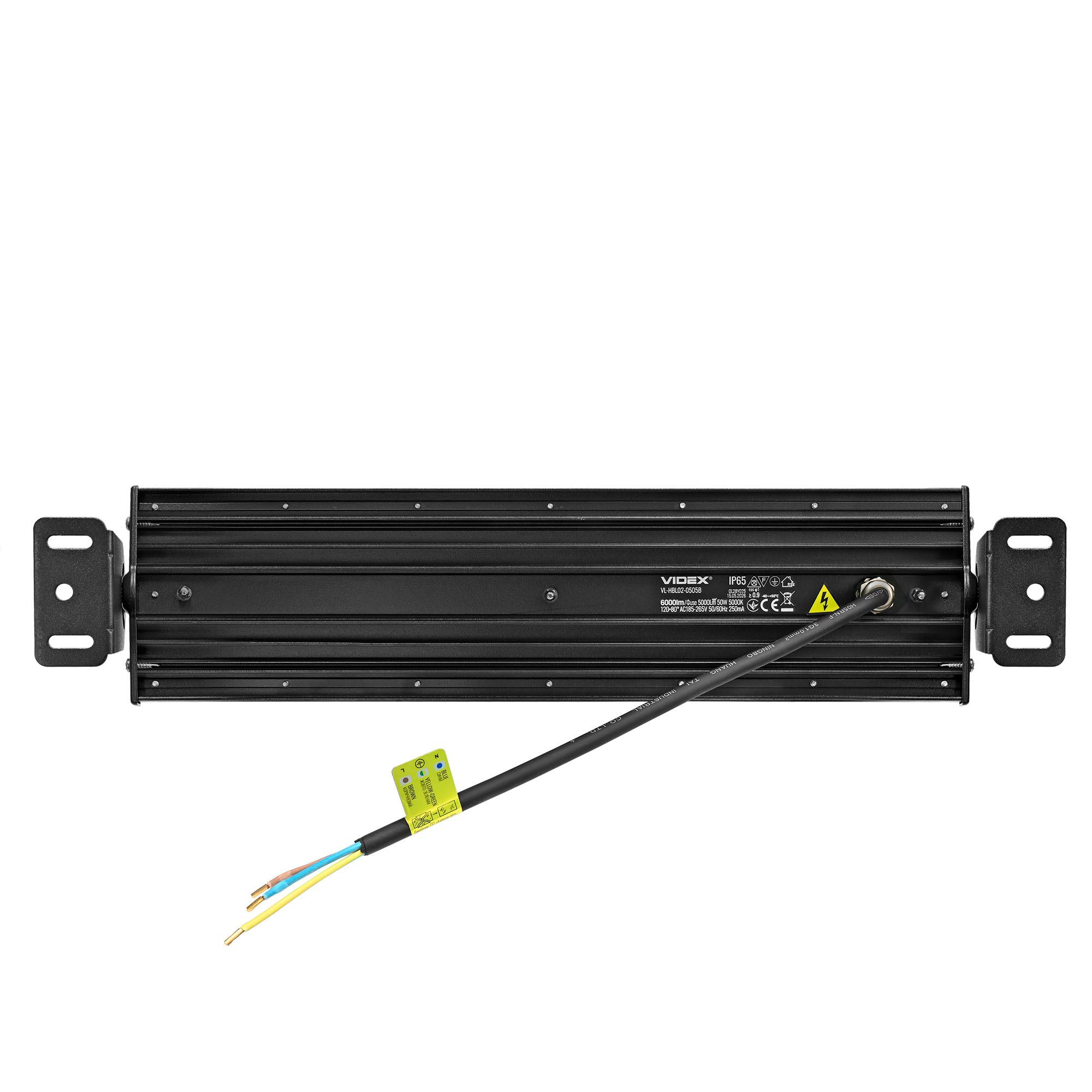 LED світильник висотний лінійний VIDEX HBL02 50W 5000K 230V — фото 4 з 14