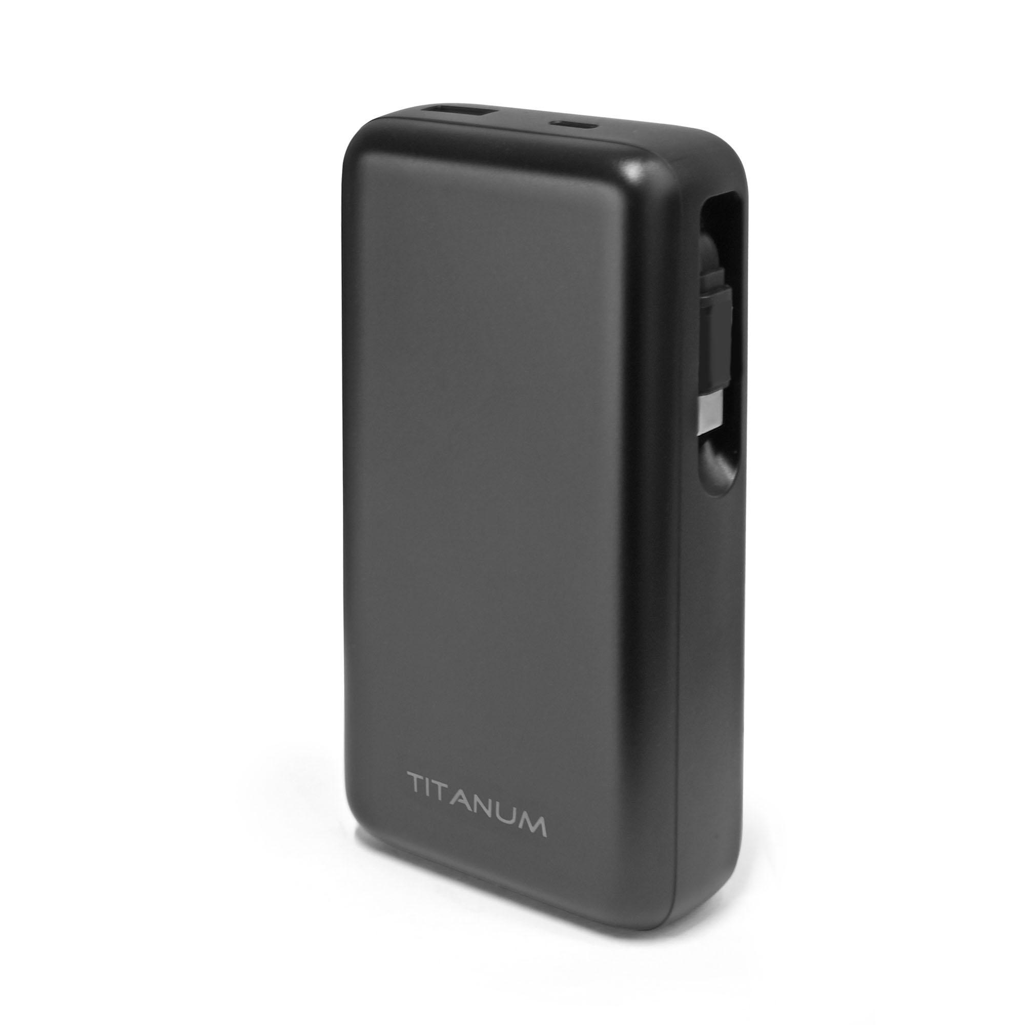 Павербанк 20000mAh TITANUM WCS20 PD45W Black — фото 2 з 13
