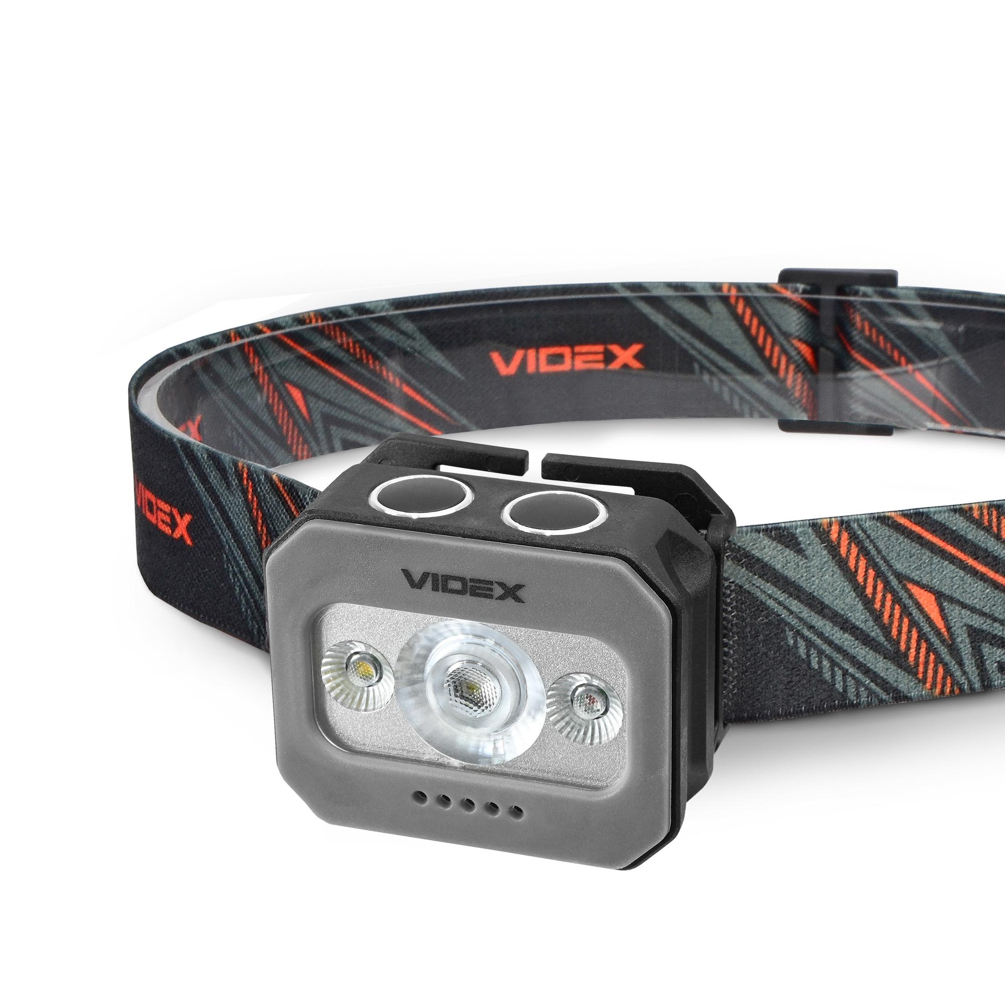 Налобний світлодіодний ліхтарик VIDEX VLF-H086 400Lm 5000K — фото 2 з 22