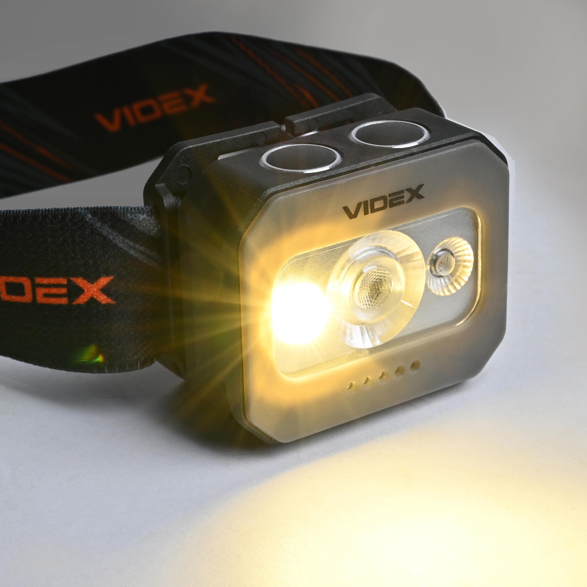 Налобний світлодіодний ліхтарик VIDEX VLF-H086 400Lm 5000K — фото 17 з 22