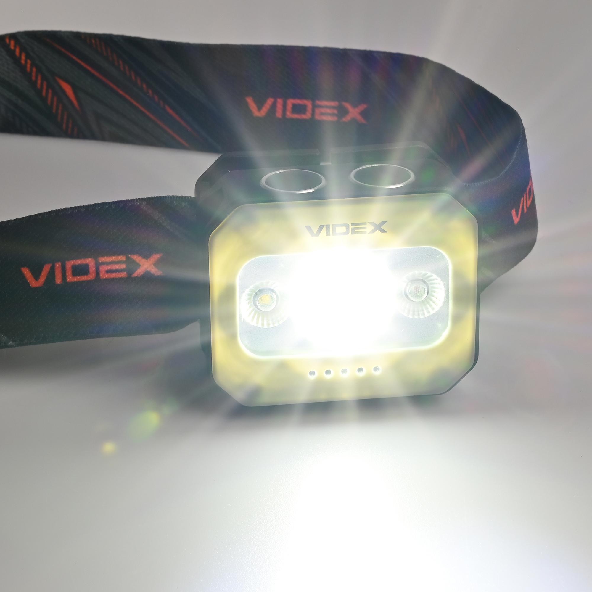 Налобний світлодіодний ліхтарик VIDEX VLF-H086 400Lm 5000K — фото 19 з 22