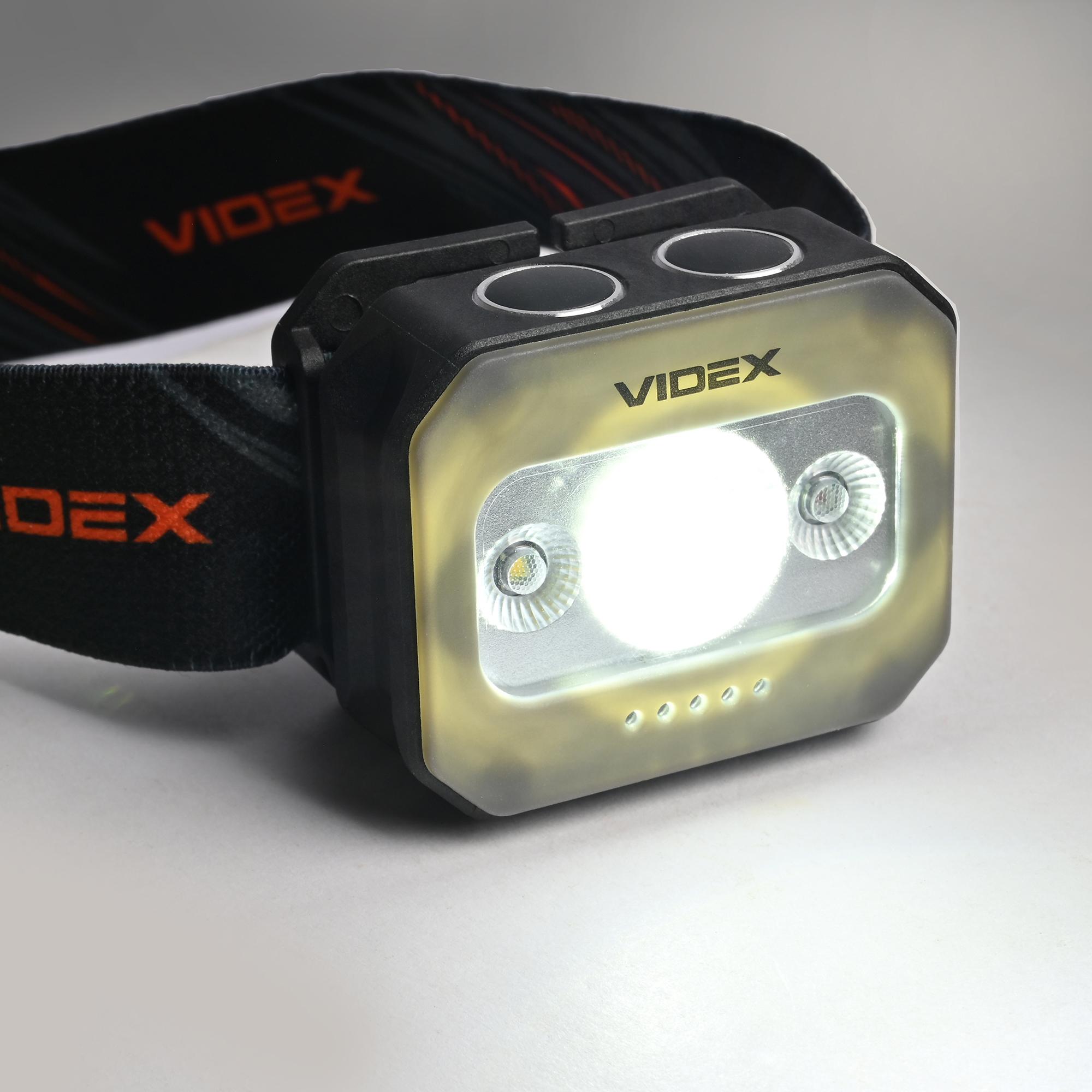 Налобний світлодіодний ліхтарик VIDEX VLF-H086 400Lm 5000K — фото 16 з 22