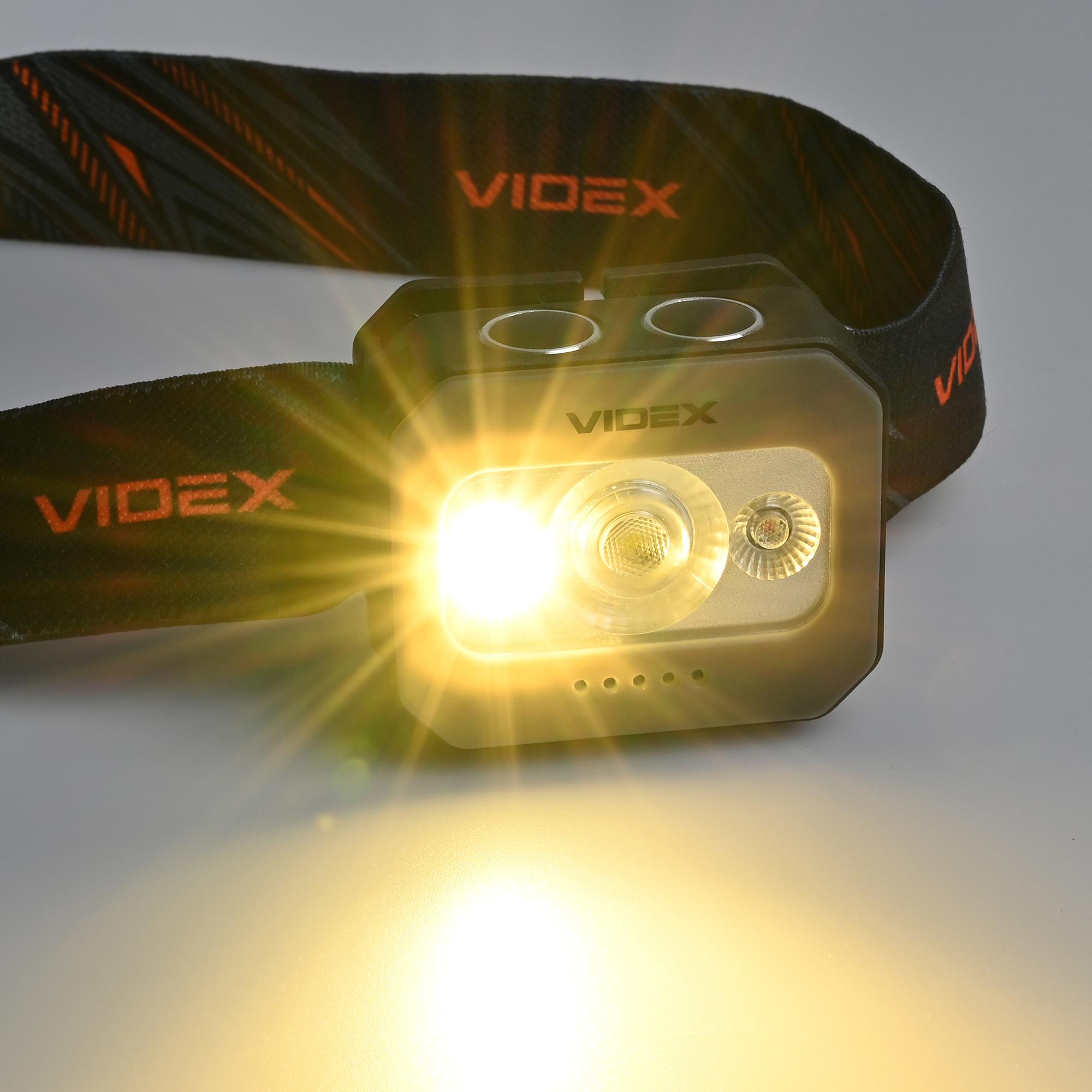 Налобний світлодіодний ліхтарик VIDEX VLF-H086 400Lm 5000K — фото 20 з 22