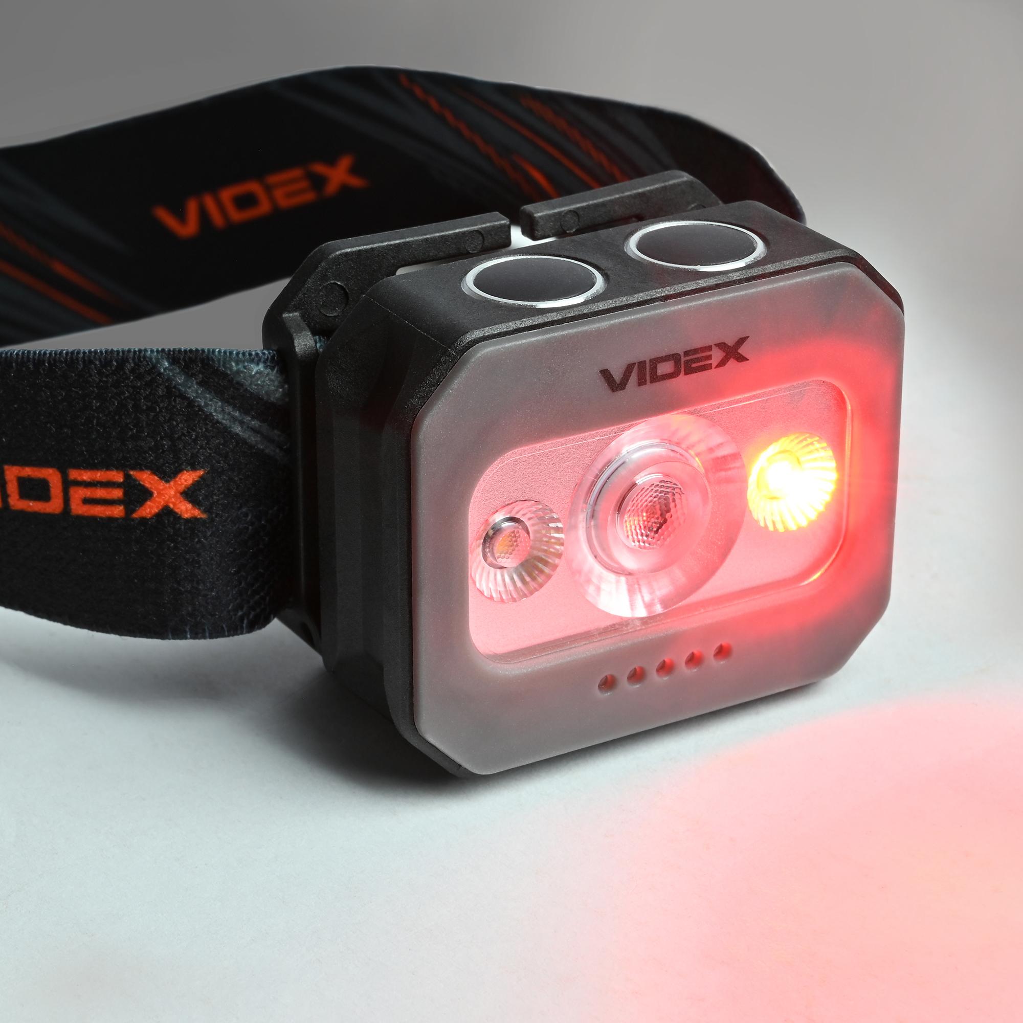 Налобний світлодіодний ліхтарик VIDEX VLF-H086 400Lm 5000K — фото 18 з 22