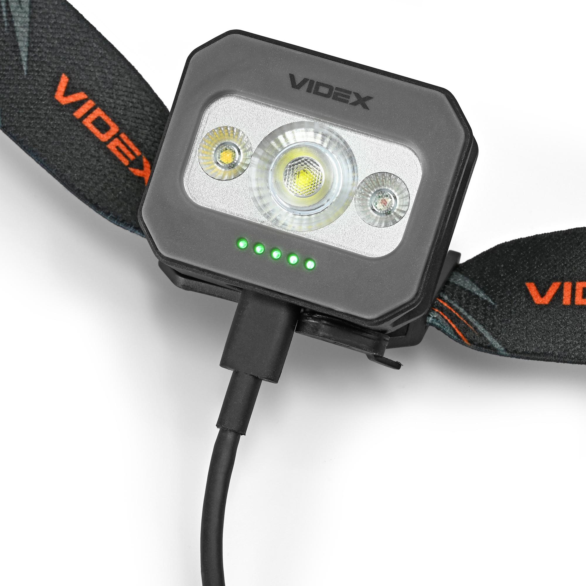 Налобний світлодіодний ліхтарик VIDEX VLF-H086 400Lm 5000K — фото 15 з 22