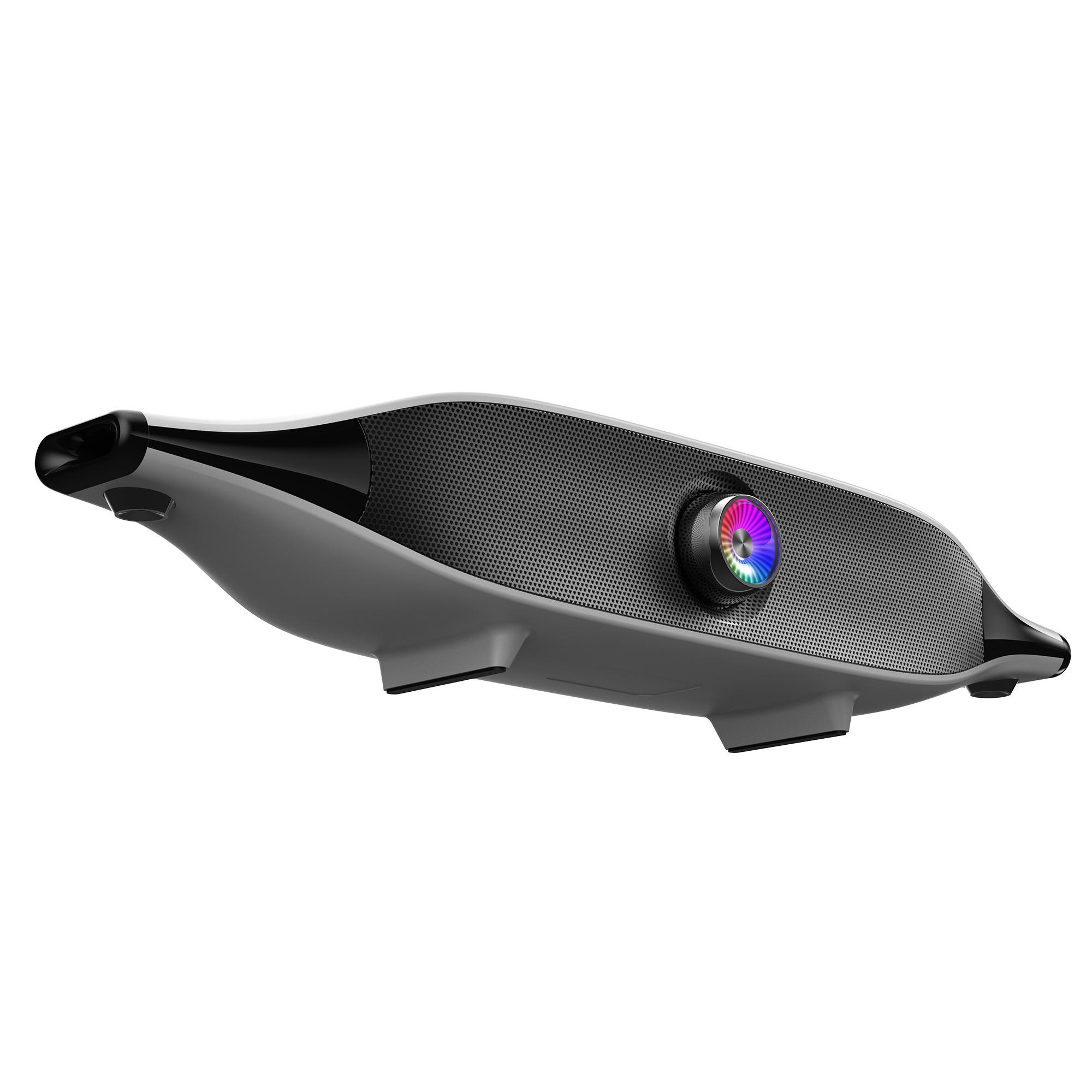 Ігрова колонка SOUNDBAR HAVIT SK218 20W USB+BT RGB White+Black — фото 10 з 12