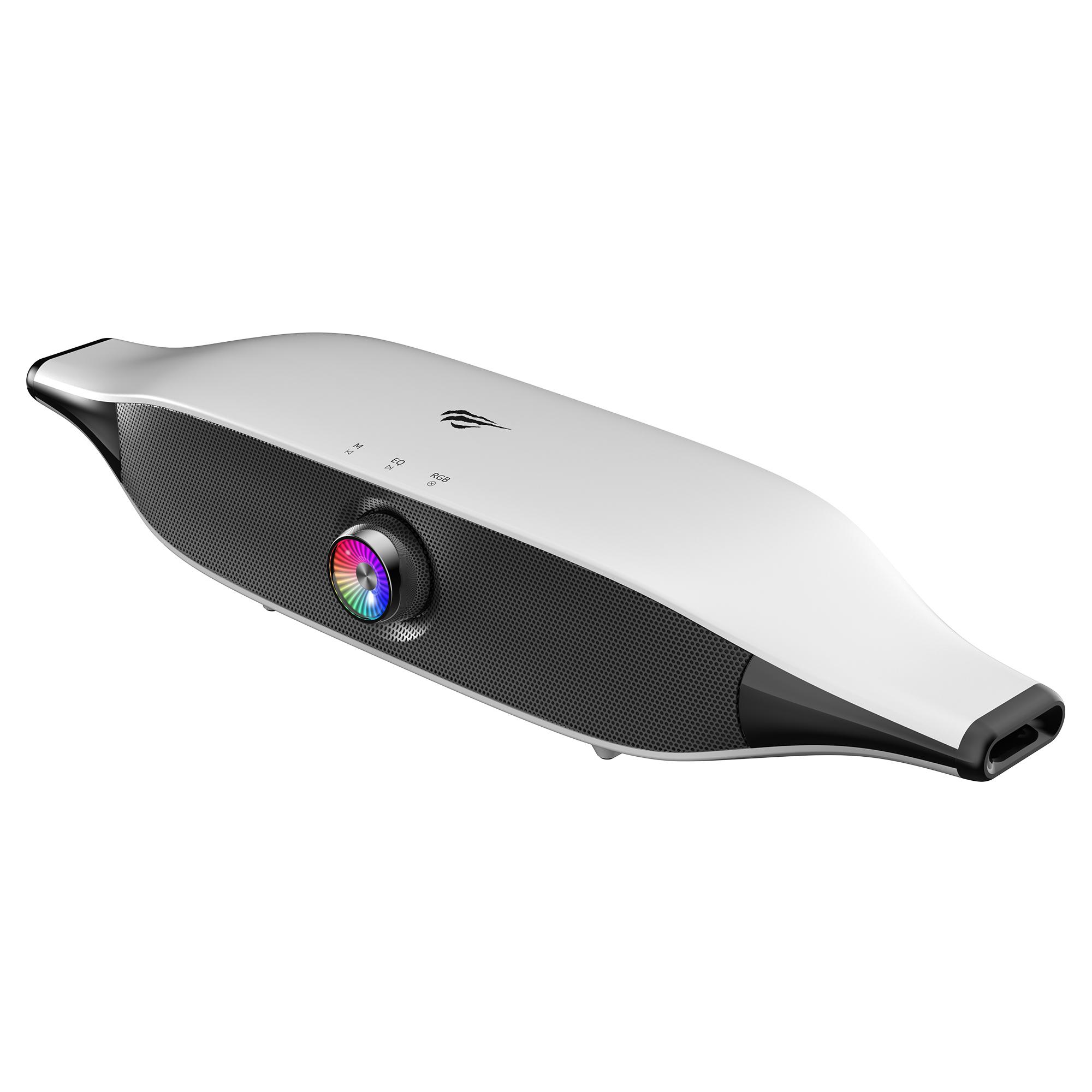 Ігрова колонка SOUNDBAR HAVIT SK218 20W USB+BT RGB White+Black — фото 3 з 12