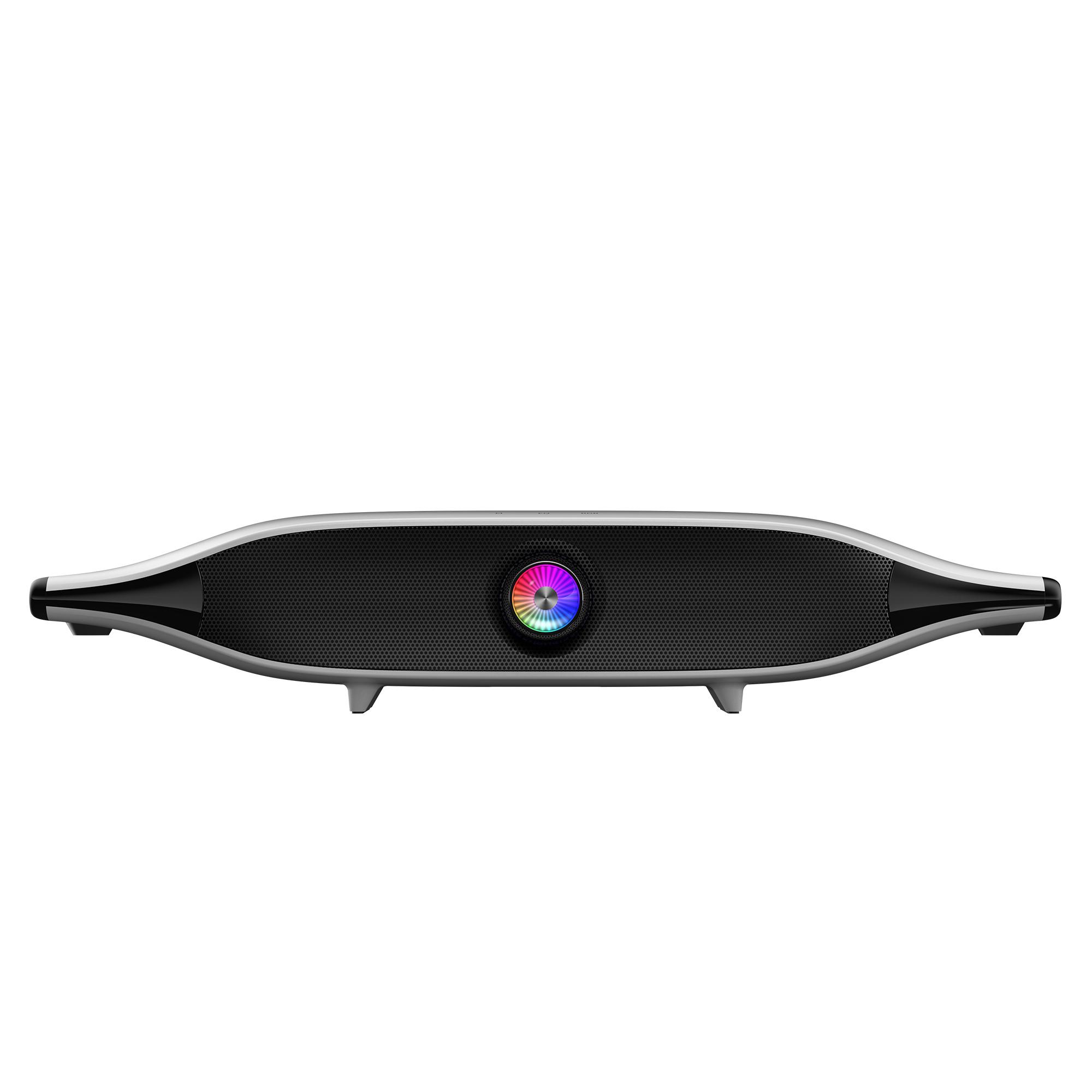 Ігрова колонка SOUNDBAR HAVIT SK218 20W USB+BT RGB White+Black — фото 4 з 12
