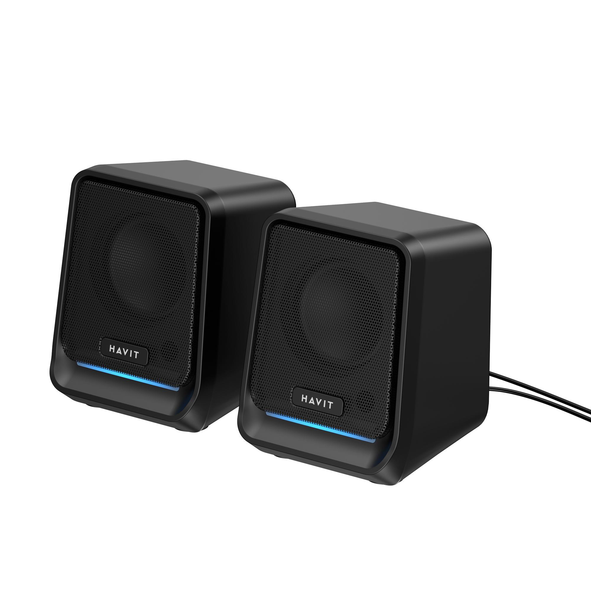 Стерео колонки HAVIT SK767 USB 10WRGB Black